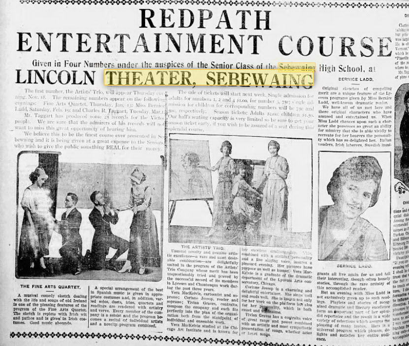 Lincoln Theatre - Oct 14 1920 (newer photo)